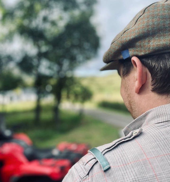 Teviot Tweed Cap - Bond