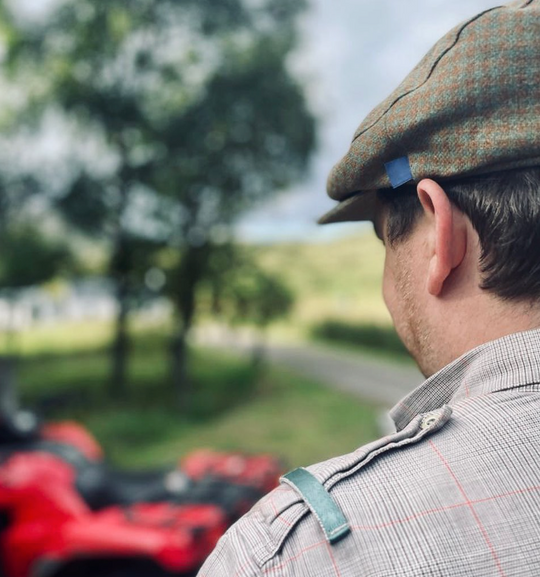 Teviot Tweed Cap - Bond